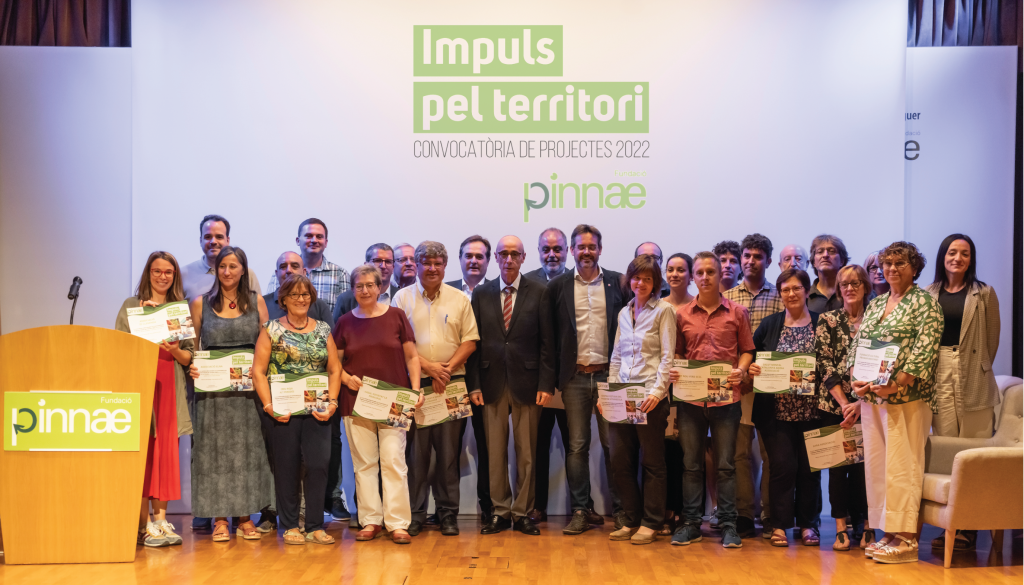 La Fundació Pinnae lliura els diplomes als Projectes seleccionats d’Impuls pel Territori, en la seva quarta convocatòria