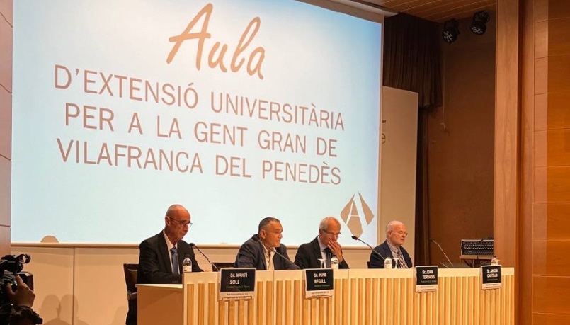 Inauguració del nou curs de l’Aula d’Extensió Universitària de la Gent Gran de Vilafranca