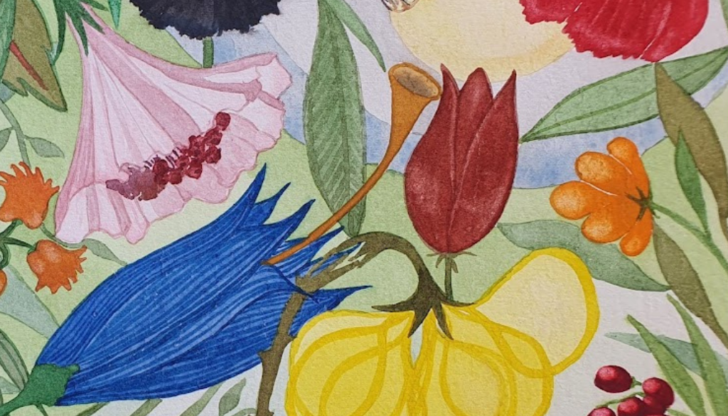 “A propòsit d’unes flors” de Camil·la Pérez Salvà,  s’exposa a l’Espai Cultural Fòrum Berger