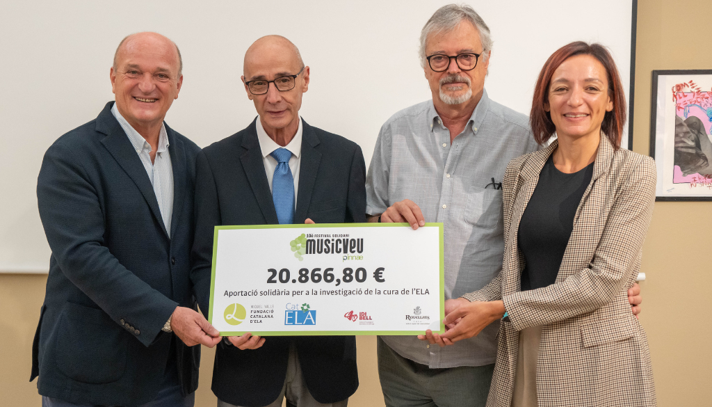 El MUSiCVEU lliura 20.866,80€ per a la cura de l’ELA