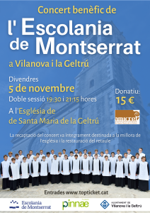 Concert benèfic de l'Escolannia de Montserrat