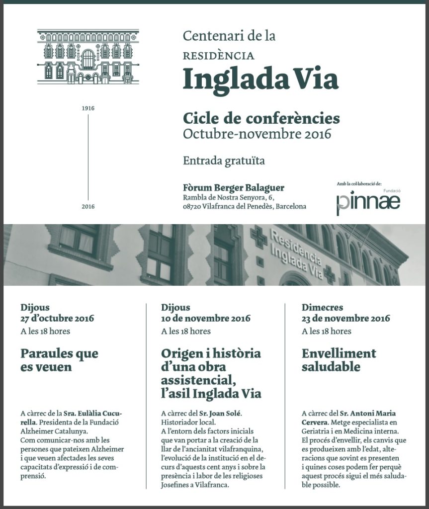 Conferències Residència Inglada Via 2