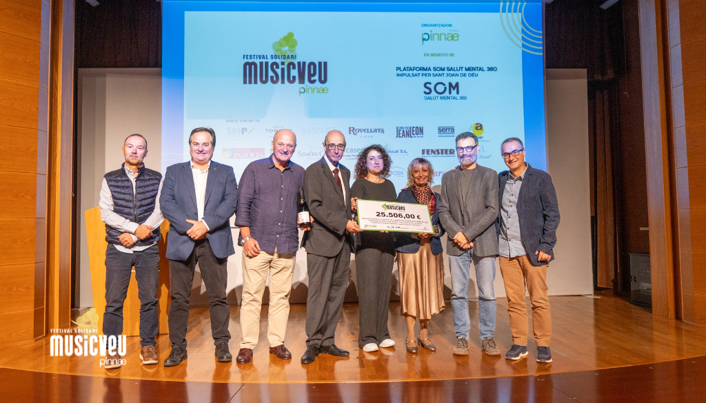 El MUSiCVEU ha lliurat 25.506 € solidaris en benefici de la plataforma SOM SALUT MENTAL 360