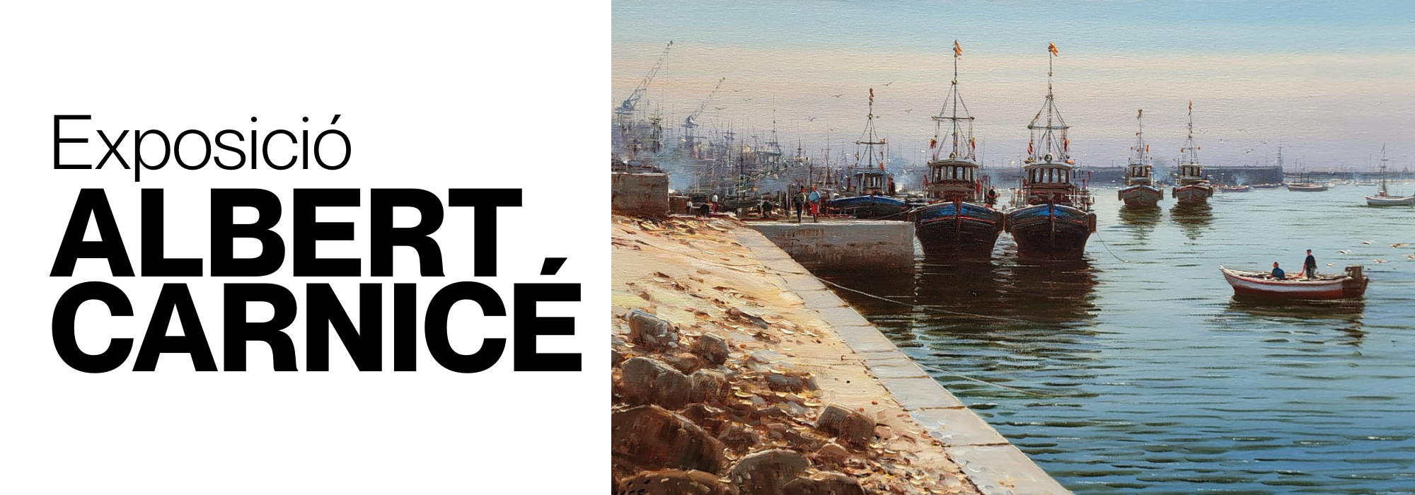 Bànner exposició Paisatges d'Albert Carnicé