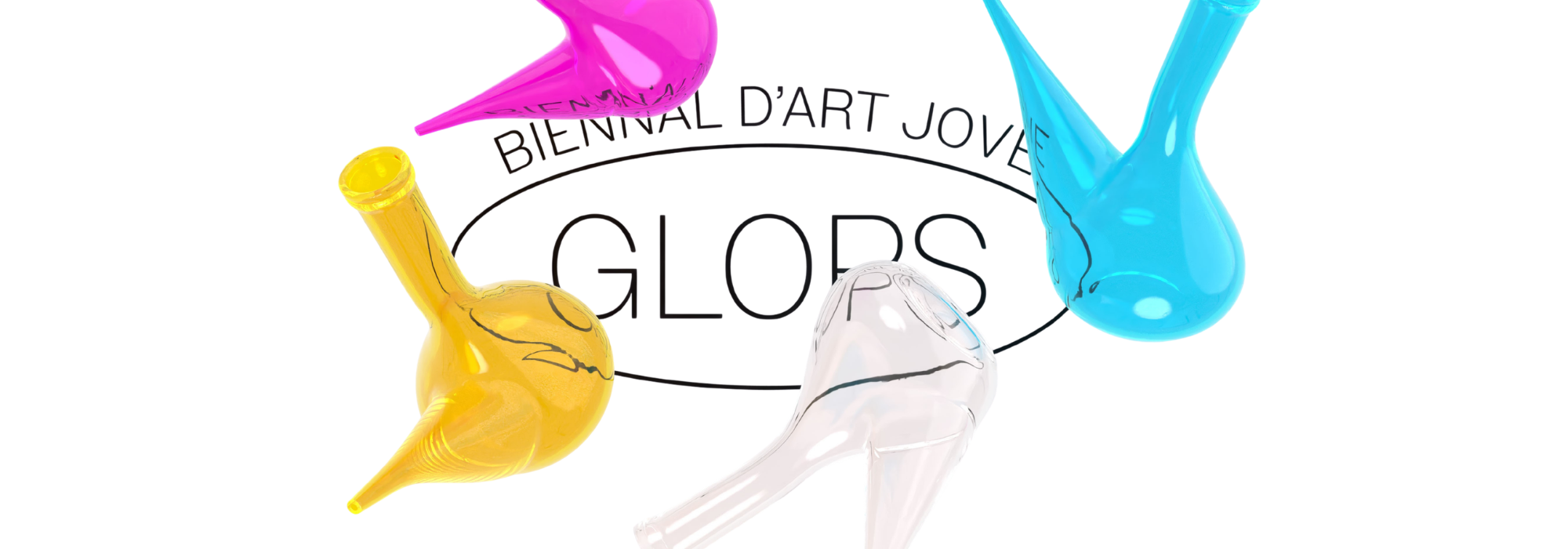 Bànner Biennal d'Art Glops a Barcelona